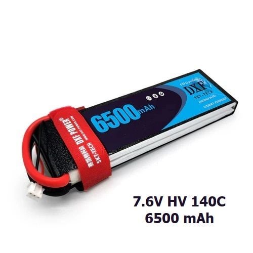 7.6V 2s 6500mah 140C Softcase HV Lipo Batarya