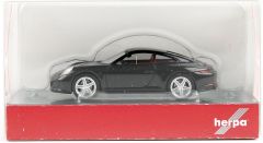 Herpa 028646-002 1/87 Ölçek Porsche 911 Carrera 4S,Siyah, Sergilemeye Hazır Model Araç