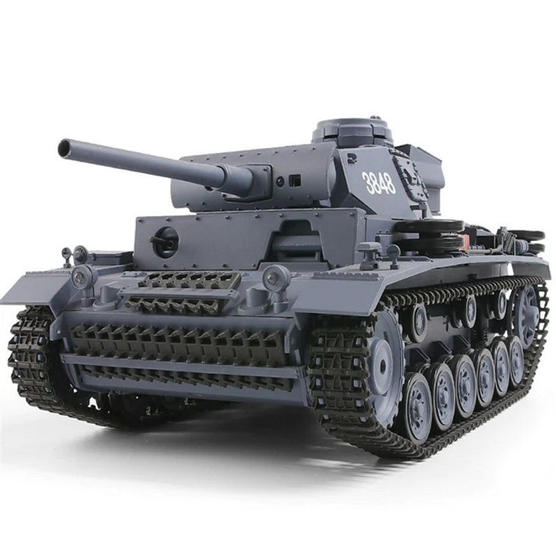 Heng Long 3848-1 1/16 German Panzer III L RC Tank RTR (7.0 v)