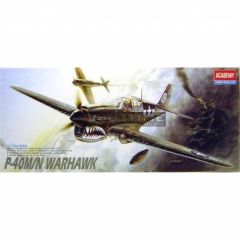 Academy 12465 1/72 P-40M/N Warhawk Savaş Uçağı Demonte Plastik Maketi