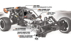 HPI BAJA 5B V2.0 1/5 SCALE RTR 2,4 GHz / WITH D-BOX 2