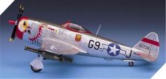 Academy 12491 1/72 P-47D Thunderbolt (Bubble Top) Savaş Uçağı Demonte Plastik Maketi