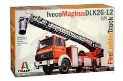 Italeri 3784S 1/24 Iveco Magirus DLK 26-12 Merdivenli İtfaiye Aracı Demonte Plastik Maketi