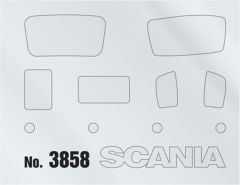 Italeri 3858S 1/24 SCANIA R620 V8 Yeni R Serisi Çekici Demonte Plastik Maketi