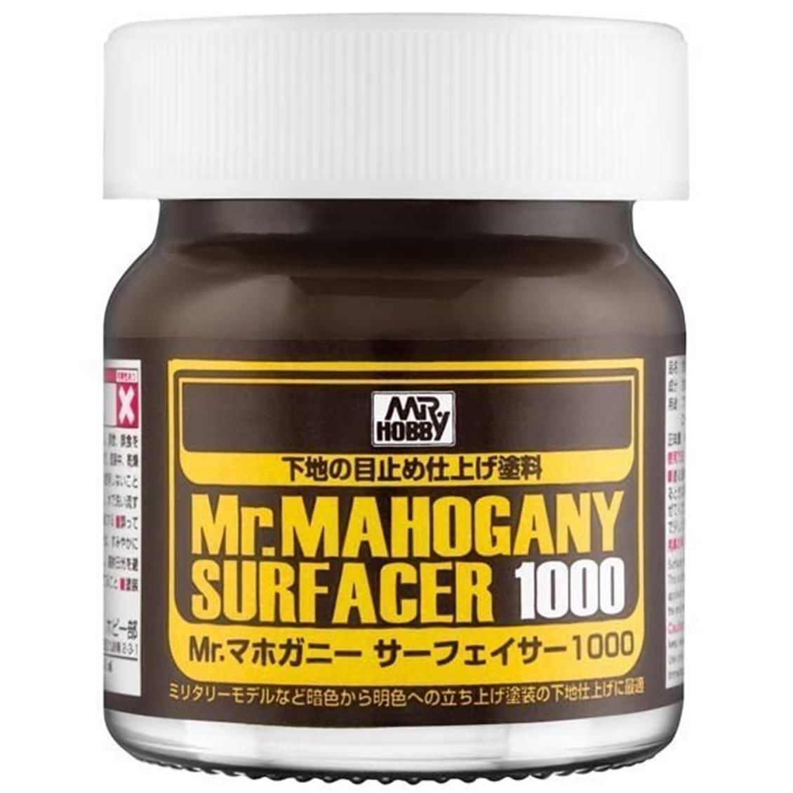 Gunze SF290 40 ml. Mr.Surfacer 1000, Mahogany Astar Maket Boyası