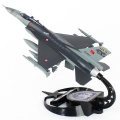 AkbaModel 1/48 F-16 Kaplan Filo Muharip Savaş Uçağı, Sergilemeye Hazır Standlı Model