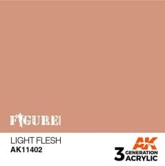 AK Interactive 11402 17 ml. Light Flesh, Figürler için Akrilik Maket Boyası