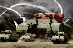 Takom 3001 1/144 WWII Landkreuzer P1000 Ratte & Pa