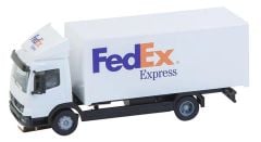 Faller 161488 1/87 Car System Başlangıç Seti,MB FedEx Kamyonlu