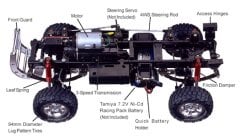 TAMIYA 1/10 Tamiya Ford F-350 High-Lift Kit (Demonte)