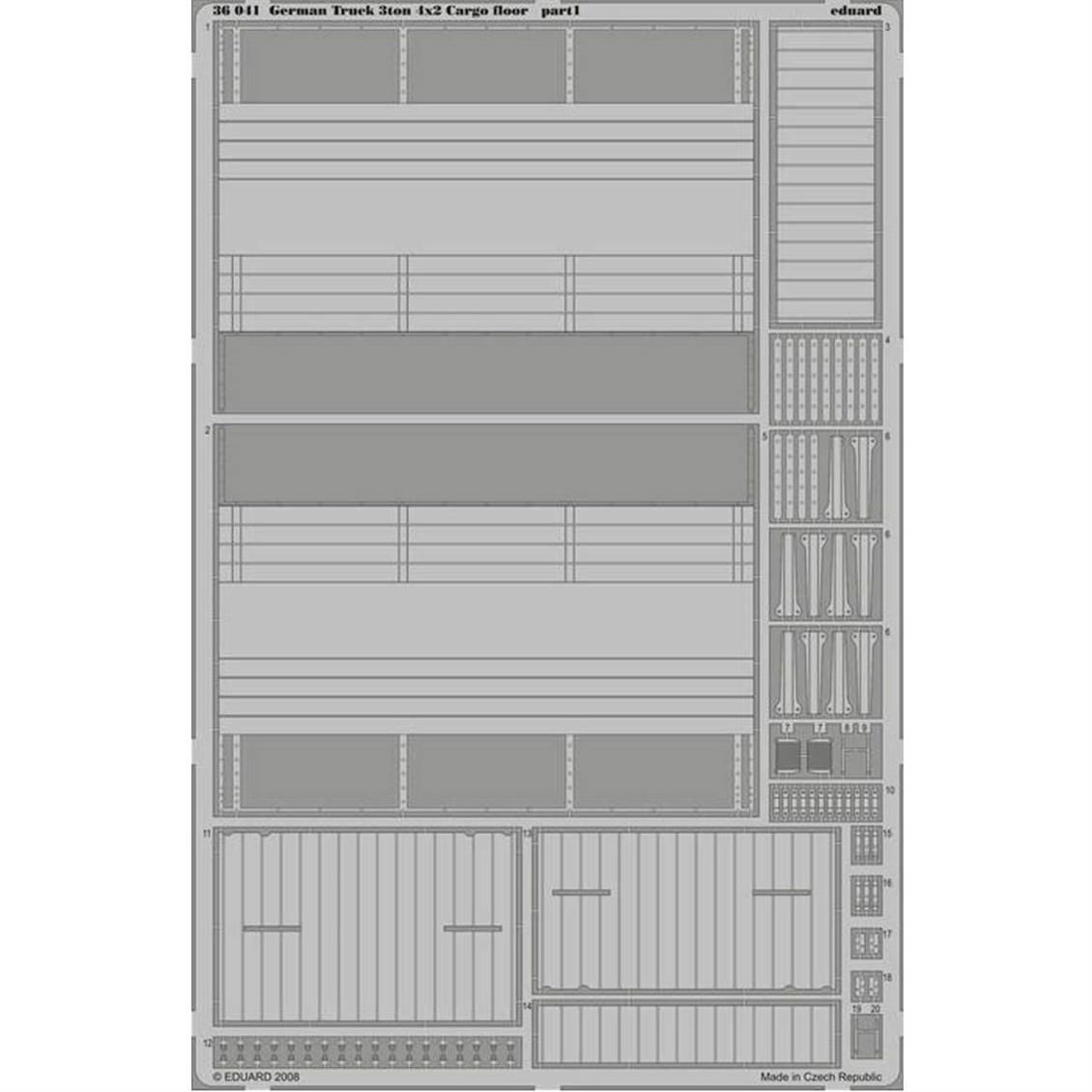 36041 1/35 GERMAN TRUCK 3TON 4X2 CARGO - STD.PHOTO