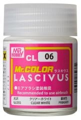 Gunze CL06 18 ml. Lascivus Clear White, Mr.Color Serisi Maket Boyası