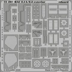 72497 1/72 BAC LIGHTNING F.1A/F.2 DIŞ DETAY SETİ -