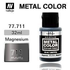 Vallejo 77711 32 ml. Magnesium, Metal Color Serisi Model Boyası