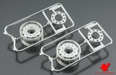 Tamiya Metal-Plated Front Wheels 30mm Matte Finish