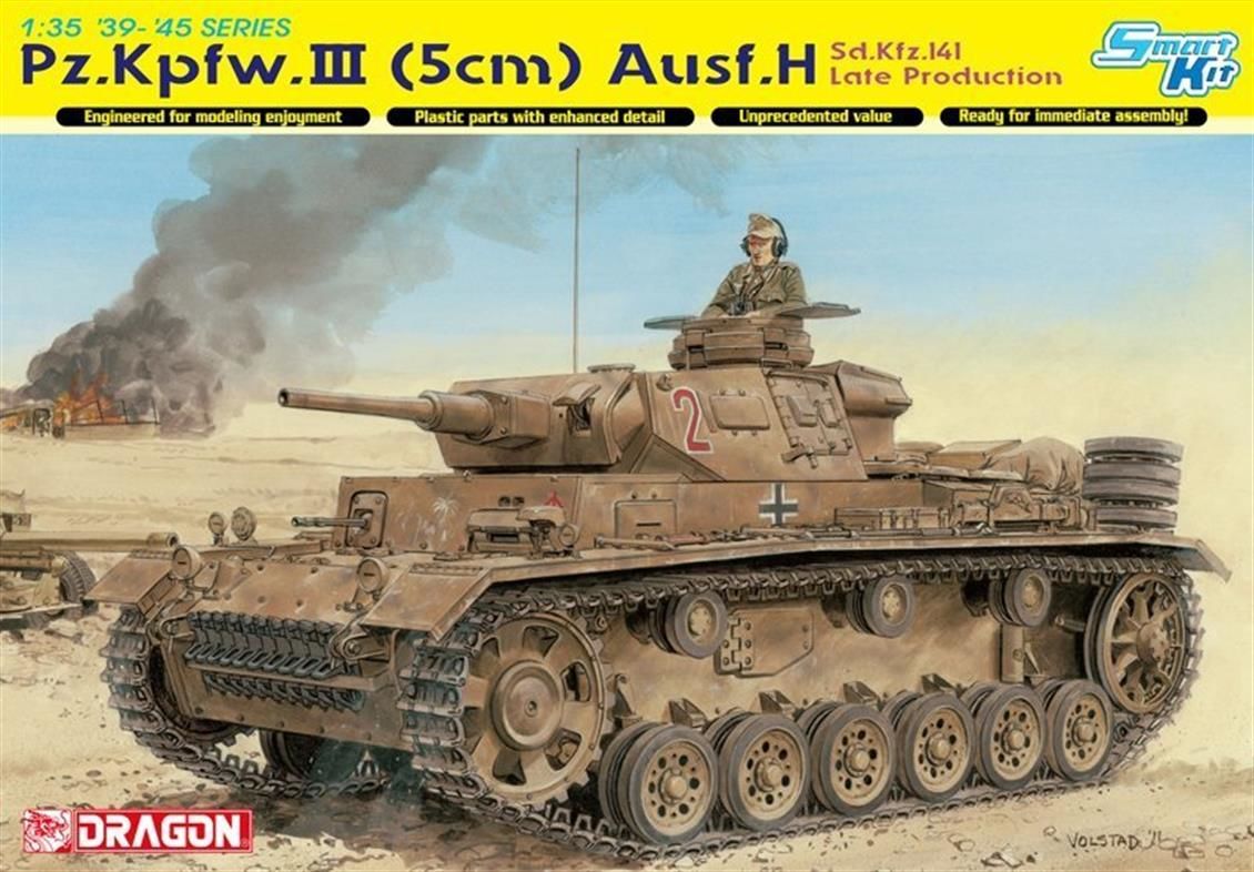 6642 1/35 SD.KFZ.141 PZ.KPFW.III (5CM) AUSF.H LATE