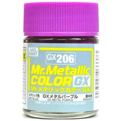 Gunze GX206 18 ml. Metallic Purple, Mr.color Serisi Model Boyası