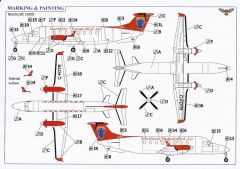 Modelsvit SVM-72004 1/72 Beechcraft 1900 D Northern Thunderbird Hava Yolları Yolcu Uçağı Plastik Model Kiti