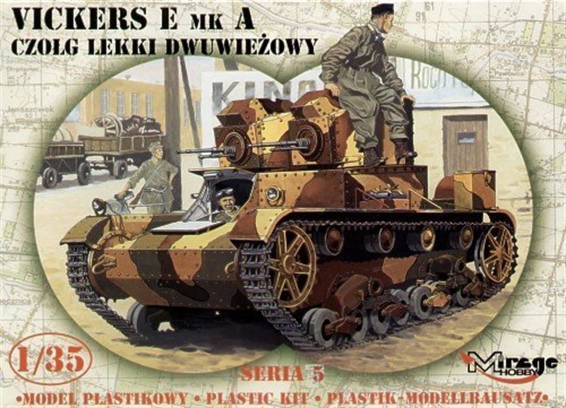 35303 1/35 VICKERS E MK.A  TWIN TURRET