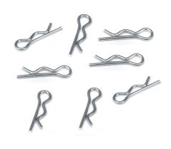 Body Pin 6mm 1/10 Chrome (8 pcs)