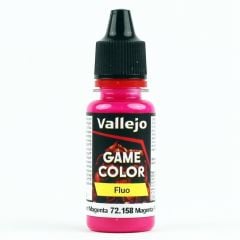 Vallejo 72158 18 ml. Fluorescent Magenta, Game Color Serisi Model Boyası