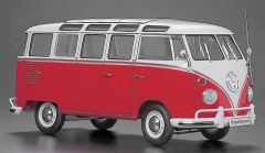 Hasegawa HC10 21210 1/24 Ölçek Volkswagen Type 2 Micro Bus (1963) 23-Window Minibüs Plastik Model Kiti