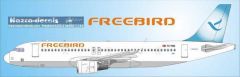 FRB002 1/144 FREEBIRD DECAL-NEW SCHEME BLUE TAİL