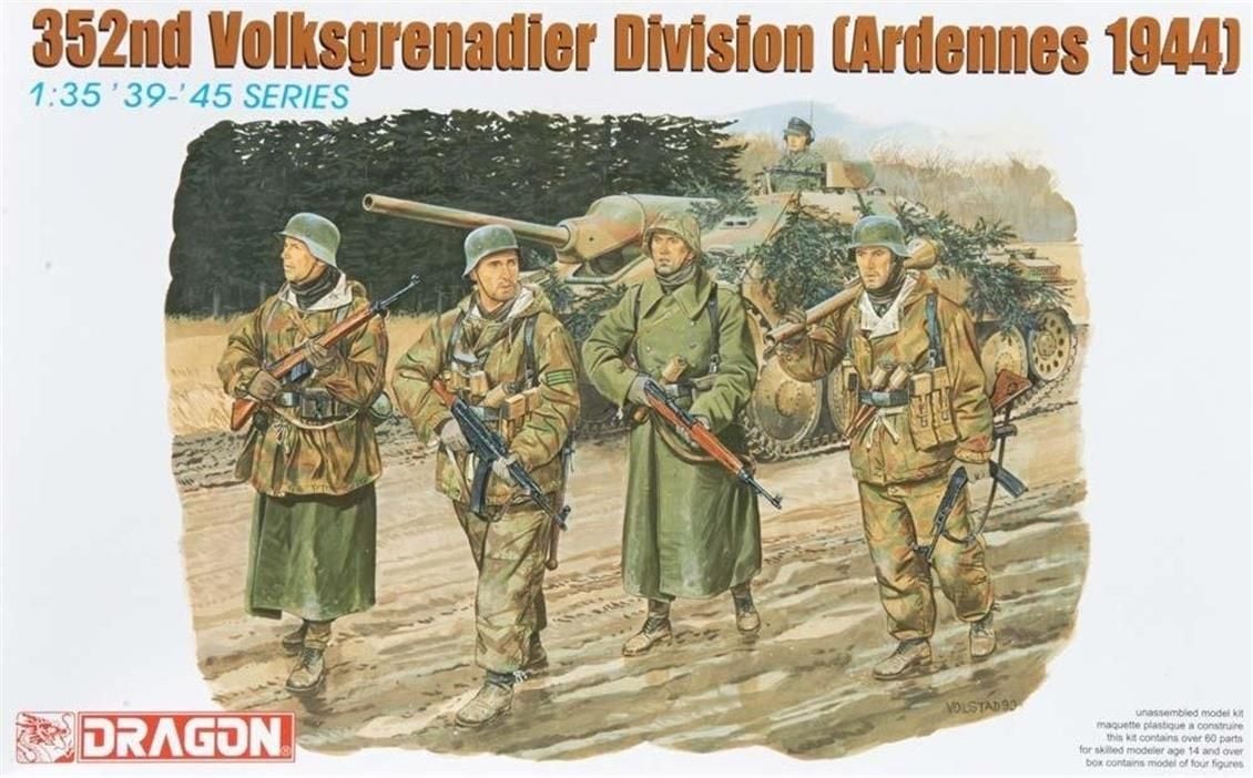 Dragon 6115 1/35 Ölçek 352.Volksgrenadier Tümeni (Ardennes 1944) Asker Figürleri Plastik Model Kiti