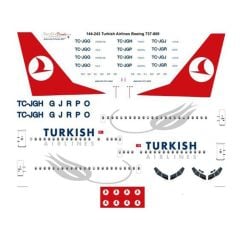 144243 1/144 THY BOEING 737-800 DECAL-LALE AMBLEML