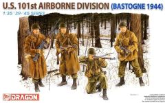 Dragon 6163 1/35 Ölçek ABD 101.Hava İndirme Tümeni (Bastogne 1944) Asker Figürleri  Plastik Model Kiti