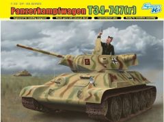 Dragon 6449 1/35 Ölçek Panzerkampwagen T-34-747(r) Tankı Plastik Model Kiti