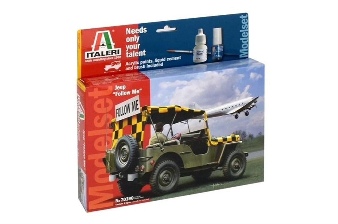 Italeri 70390 1/35 Askeri Jeep (Follow Me) Demonte Plastik Maket Seti