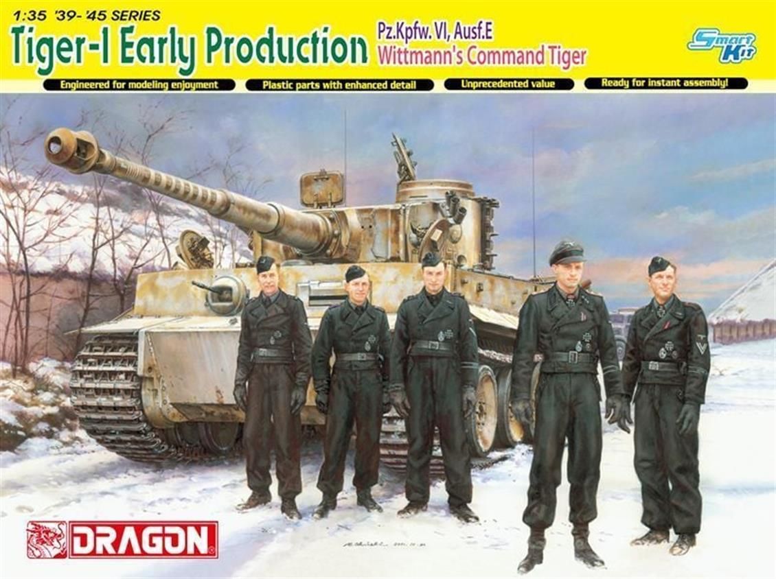 Dragon 6730 1/35 Ölçek Sd.Kfz.181 Pz.Kpfw.VI Ausf.E Tiger-1 Erken Dönem 1944 Tankı Plastik Model Kiti