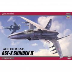 Hasegawa 64503 1/72 Ölçek Ace Combat ASF-X Shinden II Savaş Uçağı Bilim Kurgu Plastik Model Kiti