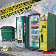 SPS018 1/35 VENDİNG MACHİNE&DUMPSTER SET