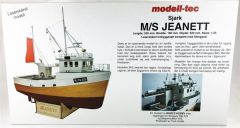 Türk Model 1/25 6010400 M/S Jeanett İskandinav Balıkçı Teknesi, R/C Dönüşebillir, Demonte Ahşap Maketi