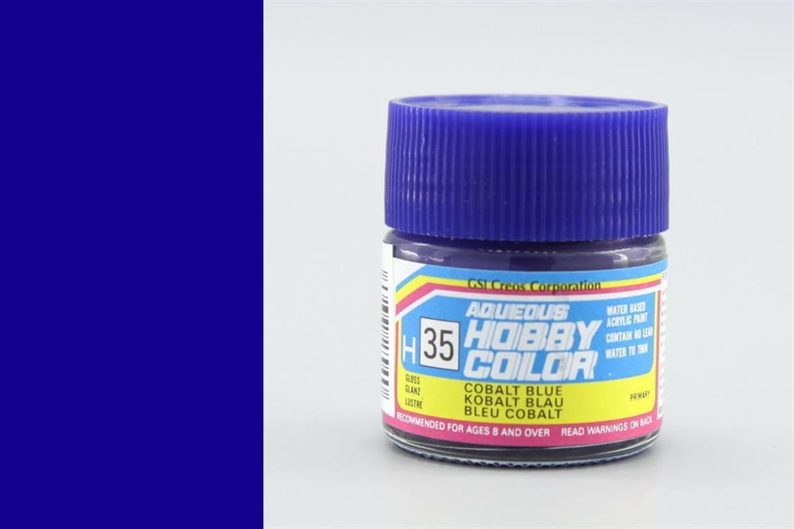 Gunze H035 10 ml. Cobalt Blue, Aqueous Serisi Maket Boyası