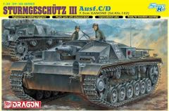 Dragon 6851 1/35 Ölçek Sturmgeschutz III Sd.Kfz.142 Ausf.C/D Tank Avcısı Plastik Model Kiti