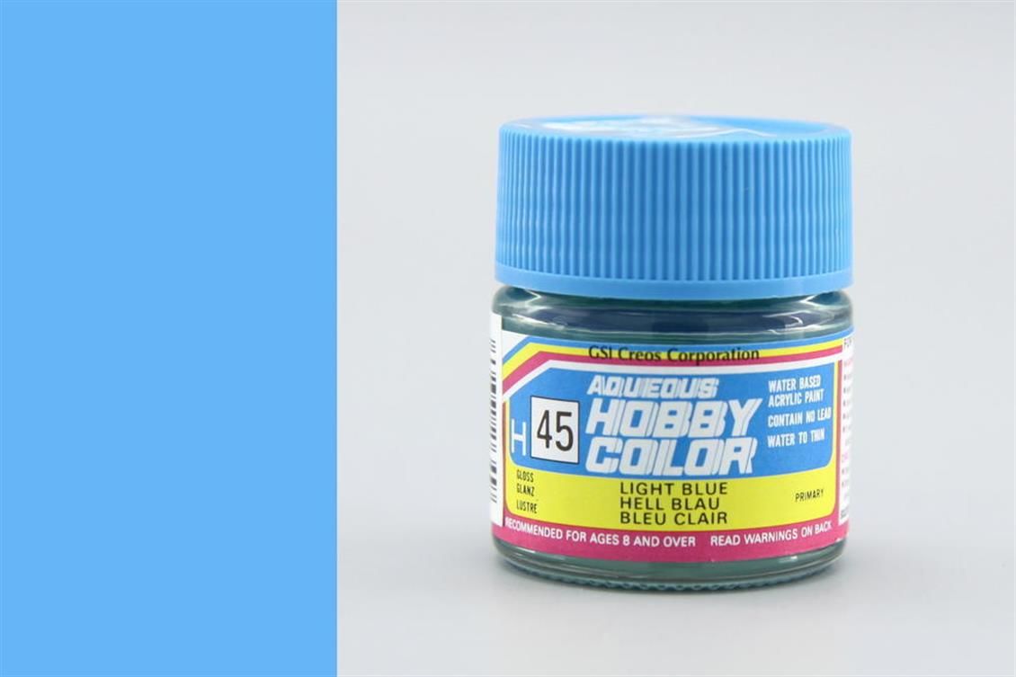 Gunze H045 10 ml. Light Blue, Aqueous Serisi Maket Boyası