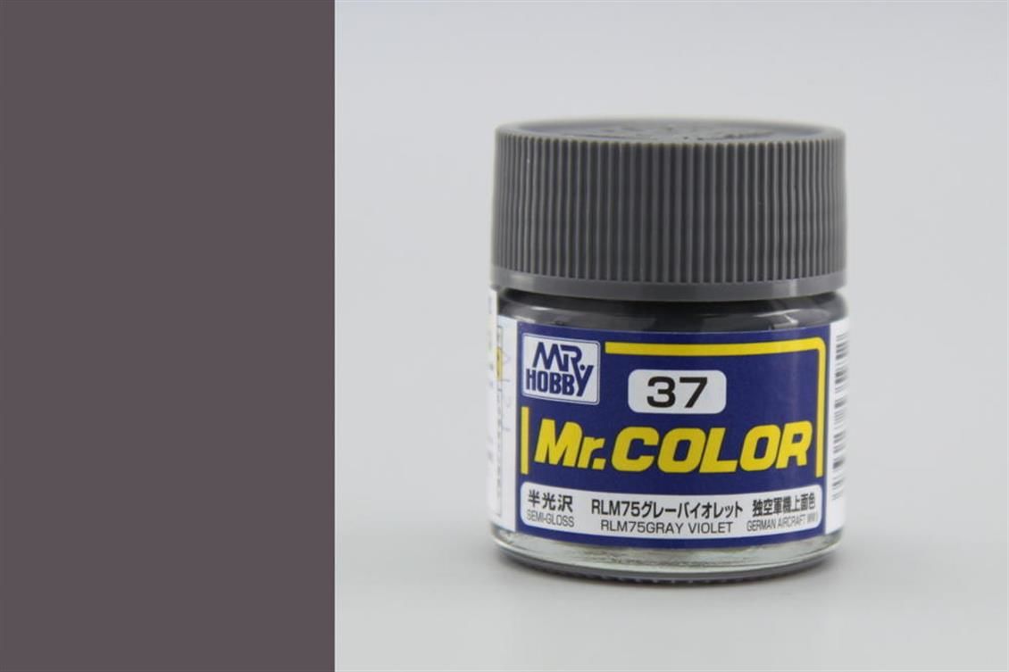 Gunze C037 10 ml. RLM75 Gray Violet, Mr.Color Serisi Maket Boyası