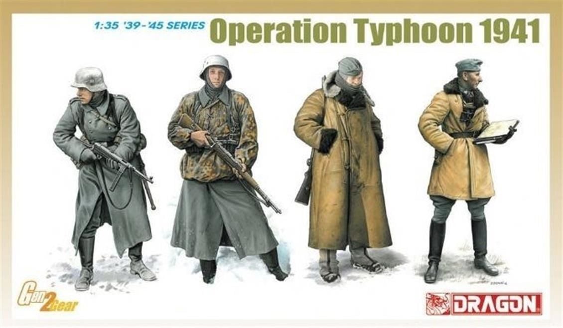 Dragon 6735 1/35 Operasyon Tayfun Asker Figür Maket Seti 1941