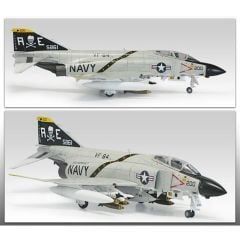 Academy 12529 1/72 USN F-4J (VF-84 Jolly Rogers) Savaş Uçağı Demonte Plastik Maketi