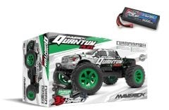 QUANTUM MT 1/10 FLUX SILVER BRUSHLESS MONSTER TRUCK