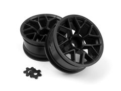 HPI Racing RTR WHEEL 26MM BLACK (9MM OFFSET/2PCS)