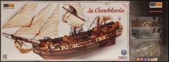 Occre 13000 1/85 Ölçek, La Candelaria Yelkenli Tekne Ahşap Model Kiti