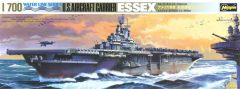 Hasegawa 707 49707 1/700 Ölçek ABD Essex Uçak Gemisi (Waterline Serisi) Plastik Model Kiti