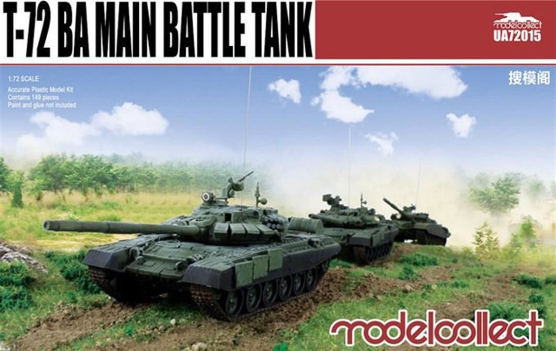 UA72015 1/72 T-72 BA Main battle tank