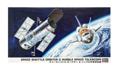 Hasegawa 10676 1/200 Ölçek Uzay Mekiği Orbiter ve Hubble Uzay Teleskopu Demonte Maket Seti
