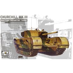 AFV Club AF35153 1/35 Churchill Mk.III British Infantry Tank Demonte Plastik Maketi