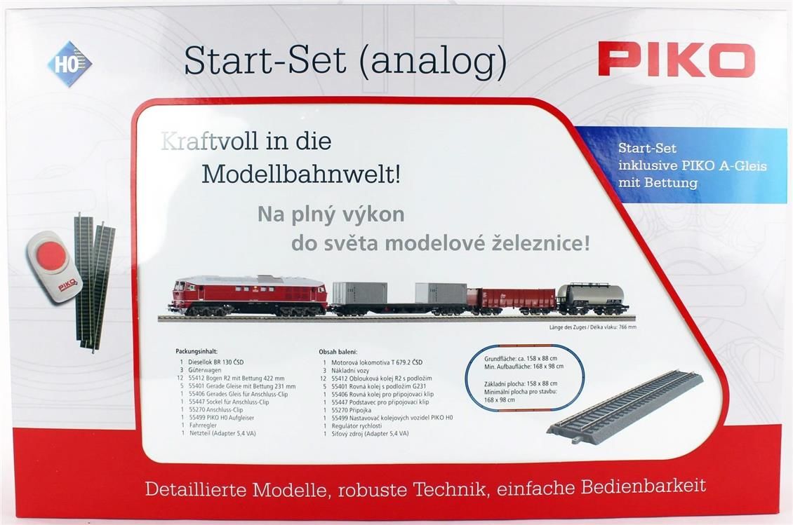 S-Set CSD Güterzug BR 130 + 3 Wg. A-Gleis & B IV